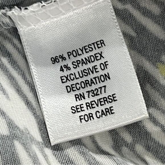 Apt. 9 Black and White Sheath floral plus size Dress size 1X - Picture 12 of 15